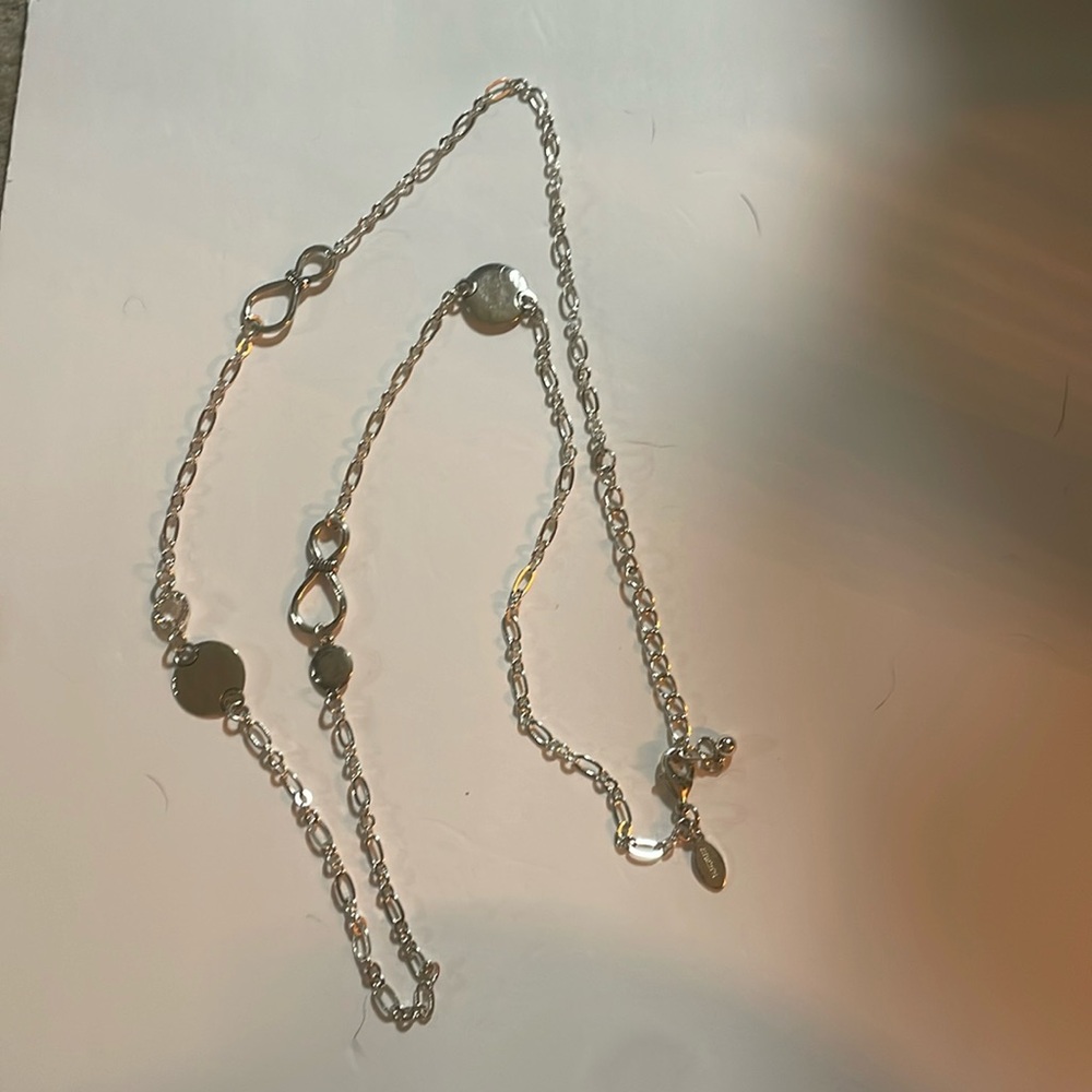 Chicos silver necklace